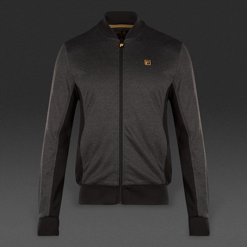 FILA Belfiore Herringbone Iconic Track Jacket Herringbone / Black / White for Men